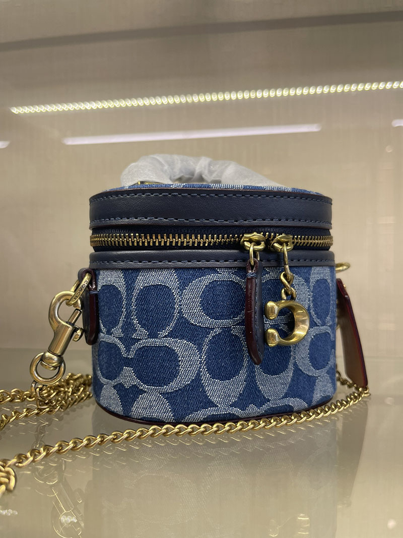 COACH CT097 LHBLK トレイル クロスボディ 12・シグネチャー デニム 超N品 コーチ ポーチ アウトレット - 画像 (6)