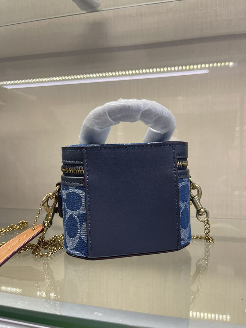COACH CT097 LHBLK トレイル クロスボディ 12・シグネチャー デニム 超N品 コーチ ポーチ アウトレット - 画像 (5)