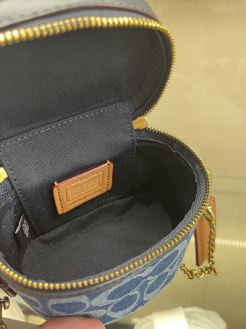 COACH CT097 LHBLK トレイル クロスボディ 12・シグネチャー デニム 超N品 コーチ ポーチ アウトレット - 画像 (2)