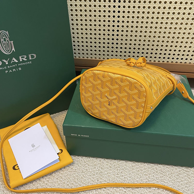 ゴヤールスーパーコピー プチ・フロ・ミニバッグ PEFLOTMINTY08CL08P イエロー 超N品 ゴヤール バッグ 定価 - 画像 (7)