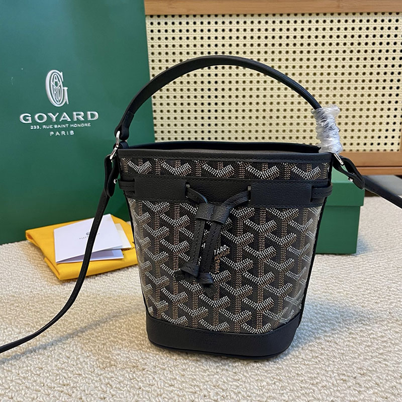 ゴヤールスーパーコピー プチ・フロ・ミニバッグ PEFLOTMINTY01CL01P ブラック 超N品 ゴヤール バッグ 定価 - 画像 (5)