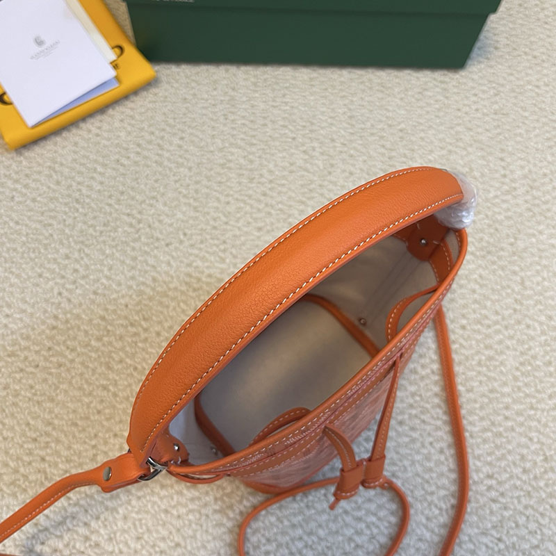 ゴヤールスーパーコピー プチ・フロ・ミニバッグ PEFLOTMINTY07CL07P オレンジ 超N品 ゴヤール アンジュ ミニ 定価 - 画像 (4)