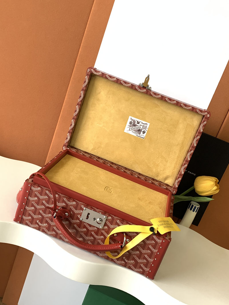 GOYARD ゴヤール ジュー・ウォッチトランク 8本用 JOUXMMT08TY02TY02P レッド 超N品 ゴヤール 時計ケース 定価 - 画像 (3)