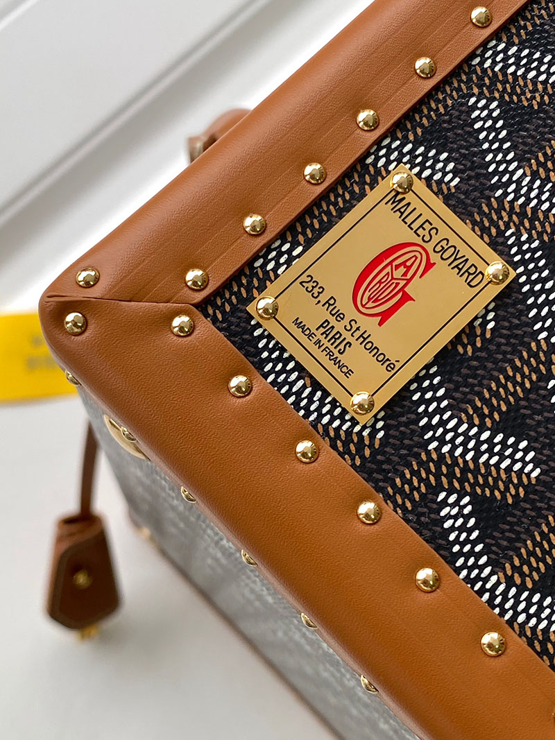 GOYARD ゴヤール ジュー・ウォッチトランク 8本用 JOUXMMT08TY03TY01P ブラウン ブラック 超N品 ゴヤール 時計ケース 定価 - 画像 (5)