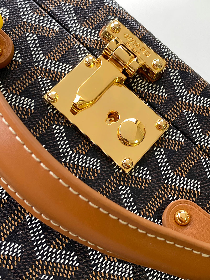 GOYARD ゴヤール ジュー・ウォッチトランク 8本用 JOUXMMT08TY03TY01P ブラウン ブラック 超N品 ゴヤール 時計ケース 定価 - 画像 (4)