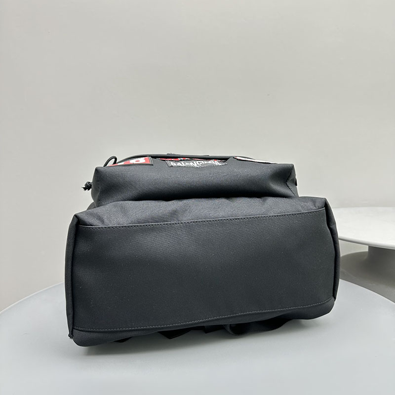 バレンシアガ アウトレット BALENCIAGA リュック バックパック 6563262JMXX1000 ブラック ポリアミド バレンシアガリュックコーデ - 画像 (7)