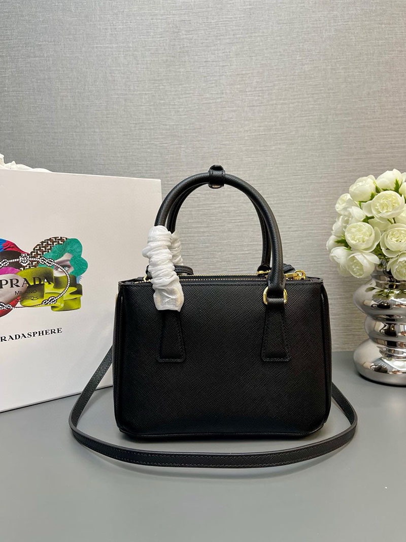 プラダ アウトレット PRADA ガレリア サフィアーノレザー ミニバッグ 1BA906_NZV_F0002_V_EOM ブラック H品 プラダ ミニバッグ アウトレット - 画像 (9)
