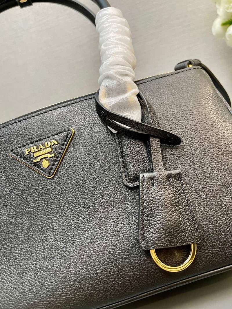 プラダ アウトレット PRADA ガレリア ミディアム レザー バッグ 1BA457_2CYS_F0002_V_YO0 ブラック H品 プラダ ショルダーバッグ 人気 - 画像 (5)