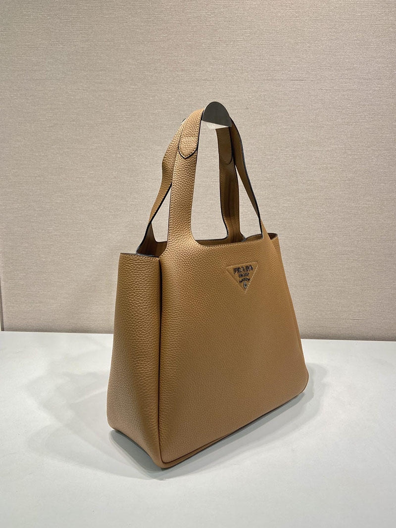 プラダ アウトレット PRADA ミディアム レザー トートバッグ 1BG338_2DKV_F03V8_V_ONM キャメル H品 プラダ トートバッグ レザー - 画像 (8)
