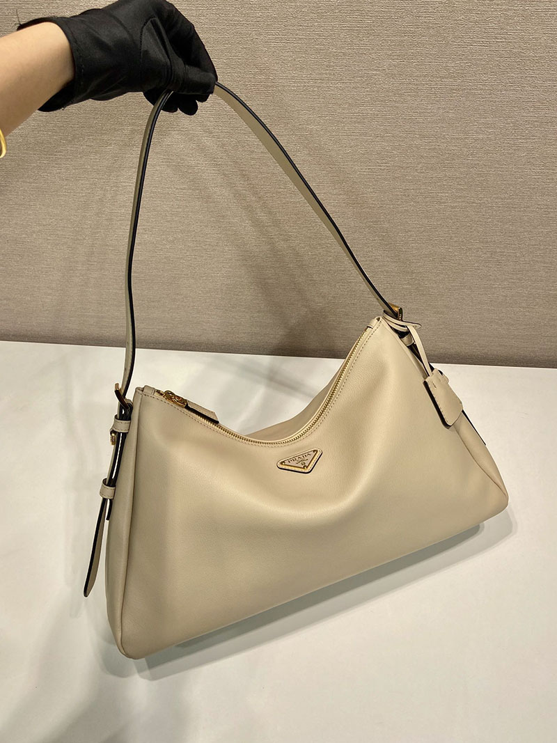 プラダ アウトレット PRADA エメ ラージ ソフトグレインレザー ショルダーバッグ 1BG512_2CYS_F03BH_V_OOO トラバーチン H品 プラダ チェーンバッグ 人気 - 画像 (9)