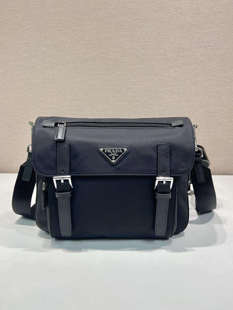 プラダ アウトレット PRADA Re-Nylon ショルダーバッグ 1BD953_RV44_F0002_V_B1M ブラック H品 プラダ メッセンジャーバッグ ナイロン - 画像 (8)