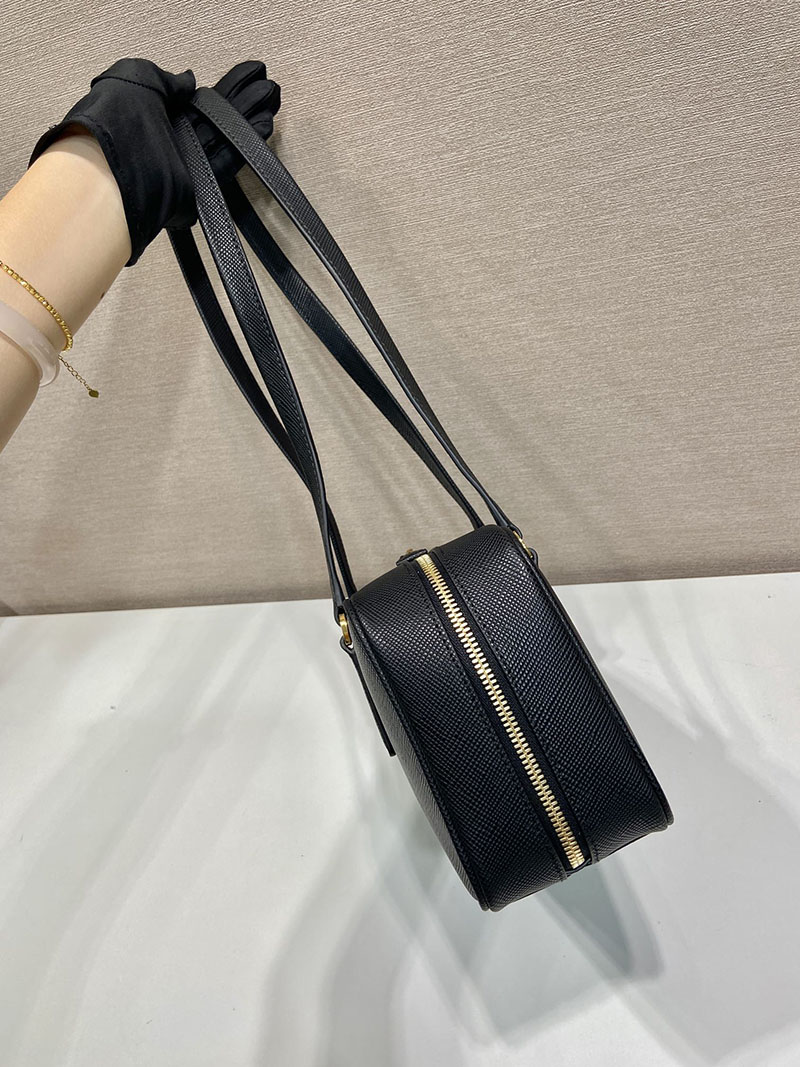 プラダ アウトレット PRADA ヴィッテロダイノソフトレザー ミディアム トップハンドルバッグ 1BB126_2DKV_F0632_V_ONO ブラック H品 プラダ ハンドバッグ アウトレット - 画像 (6)
