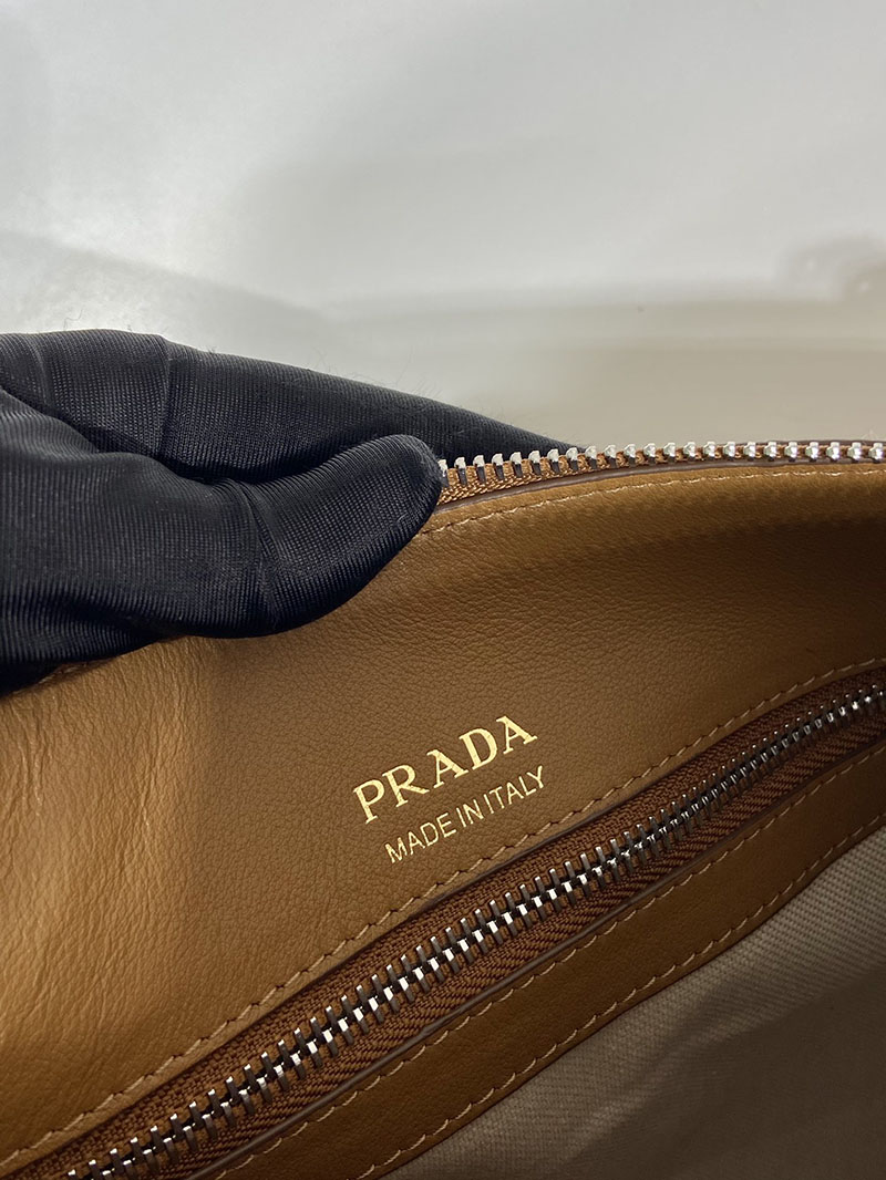 プラダ アウトレット PRADA ソフトグレインレザー ショルダーバッグ 2VH177_2CYS_F03BH_V_OOO キャメル H品 プラダ バッグ 人気 - 画像 (2)