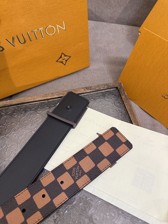 最高級ルイヴィトンスーパーコピー ルイヴィトンベルトコピー ベルト・LV フラワー ダミエ フレンドシップ 40MM 2522499 N品 ヴィトン ベルト 安い - 画像 (3)