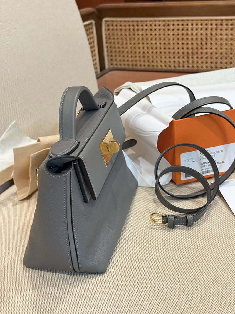 エルメスコピー ヴァンキャトルミニ 定価 HERMES ミニ ヴァンキャトル グリメイヤー エバーカラー/スイフト ゴールド金具 2524121 - 画像 (10)
