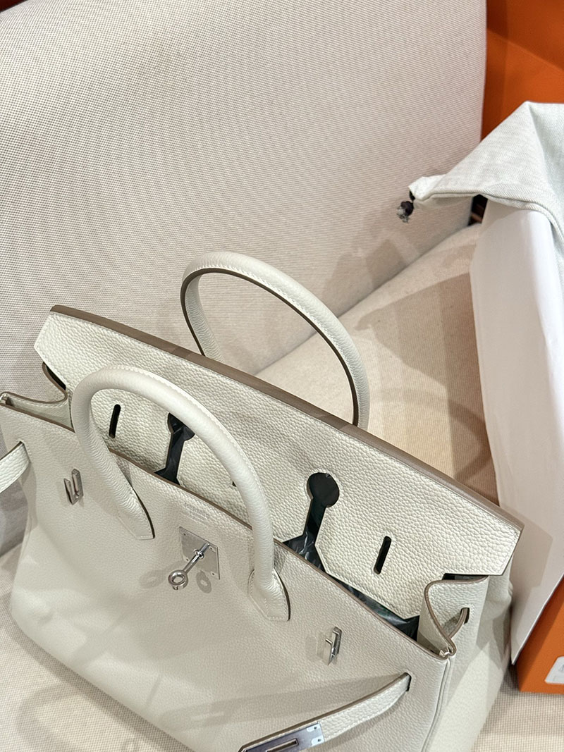 エルメスコピー バーキン35 定価 HERMES バーキン35 クレ トゴ シルバー金具 2524156 - 画像 (4)