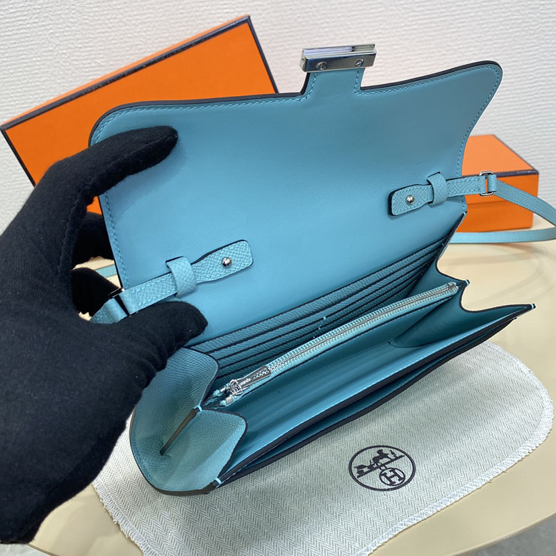 エルメス コンスタンス ロング 定価 HERMES コンスタンスロング トゥーゴー ブルーアトール ヴォーエプソン シルバー金具 2524232 - 画像 (8)