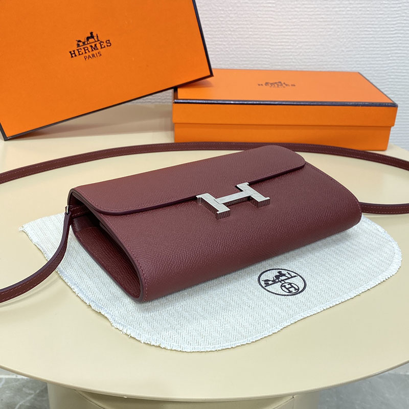 エルメス コンスタンス ロング 定価 HERMES コンスタンスロング トゥーゴー ブルゴーニュ ヴォーエプソン シルバー金具 2524233 - 画像 (10)