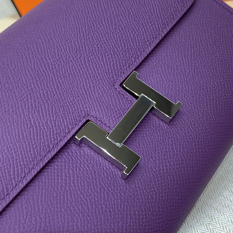 エルメス コンスタンス ロング 定価 HERMES コンスタンスロング トゥーゴー アネモネ ヴォーエプソン シルバー金具 2524235 - 画像 (2)