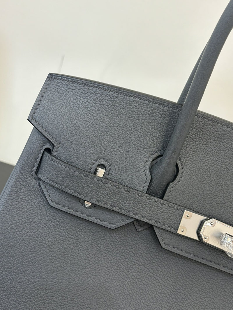 エルメス ショルダーバーキン29 定価 HERMES ショルダーバーキン29 黒 ブラック エバーカラー シルバー金具 2524313 - 画像 (8)
