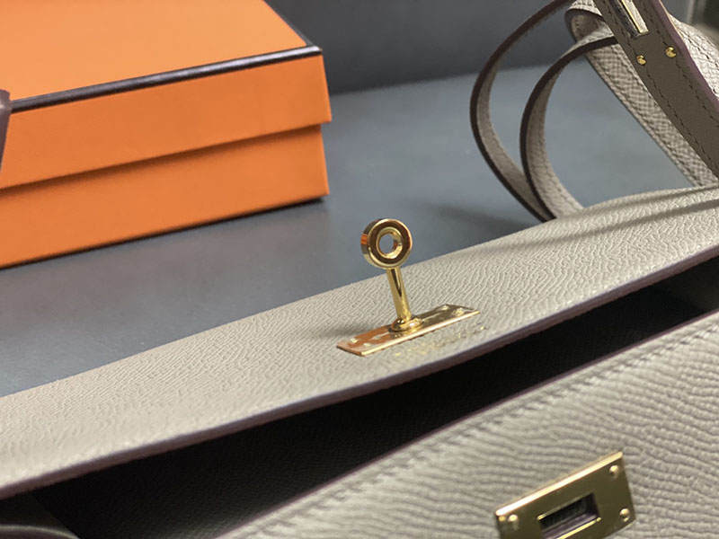 エルメス ケリーウォレット ロング 定価 HERMES ケリーウォレット ロング トゥーゴー トレンチ ヴォーエプソン ゴールド金具 2524326 - 画像 (3)