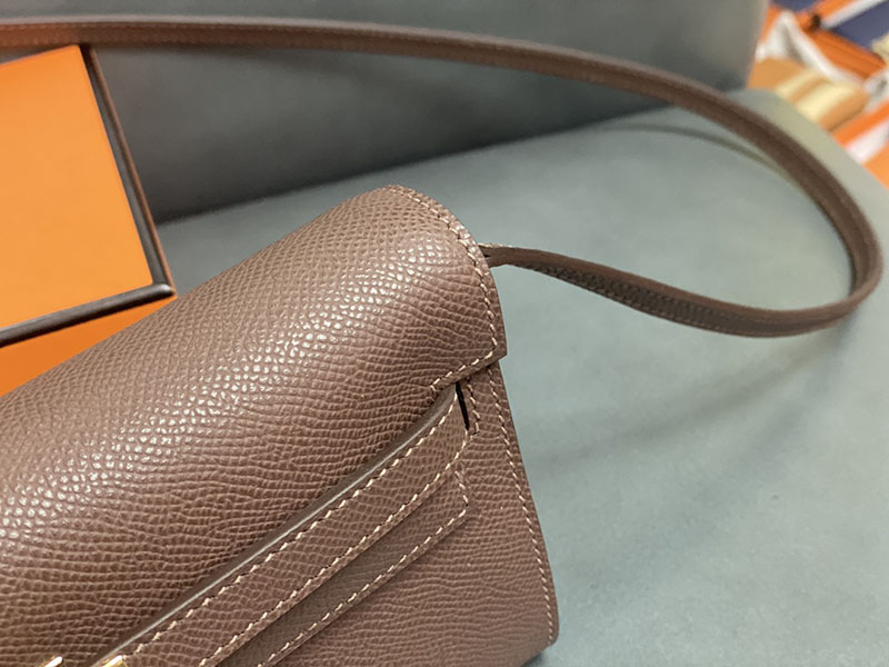 エルメス ケリーウォレット ロング 定価 HERMES ケリーウォレット ロング トゥーゴー ブラウン ヴォーエプソン ゴールド金具 2524336 - 画像 (8)