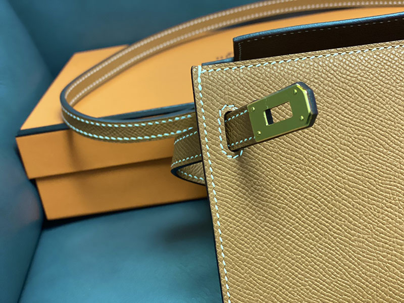 エルメス ケリーウォレット ロング 定価 HERMES ケリーウォレット ロング トゥーゴー ゴールド ヴォーエプソン ゴールド金具 2524340 - 画像 (6)