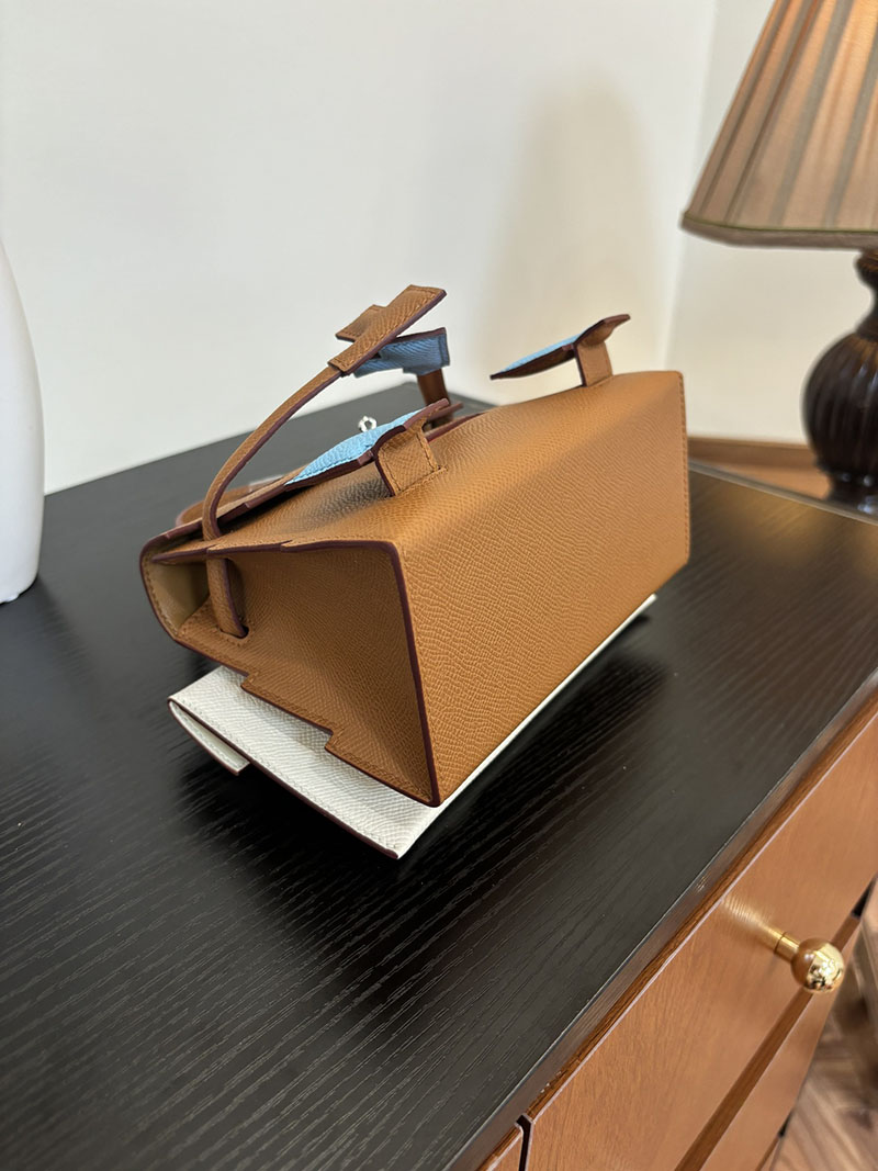 エルメス ケリードール 定価 HERMES ケリードールピクト ゴールド/ブラック/ホワイト/ブルーノール/クレ エプソン シルバー金具 2524393 - 画像 (2)
