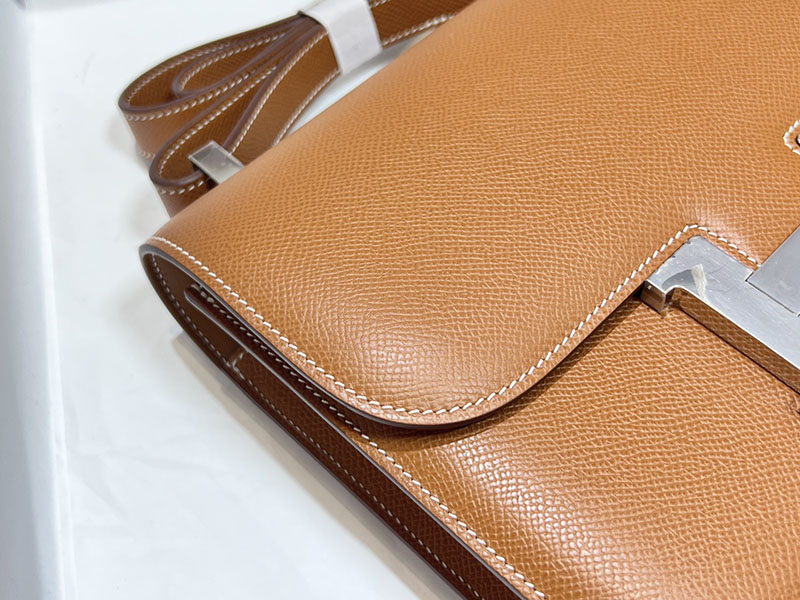 エルメススーパーコピー コンスタンス24 定価 HERMES コンスタンス1 24MM ゴールド ヴォーエプソン シルバー金具 2524480 - 画像 (6)