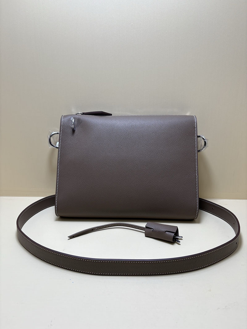 エルメス メンズバッグ HERMES ボリトショルダーバッグ Bolittle Bag エトゥープ エバーカラー シルバー金具 2524503 - 画像 (5)