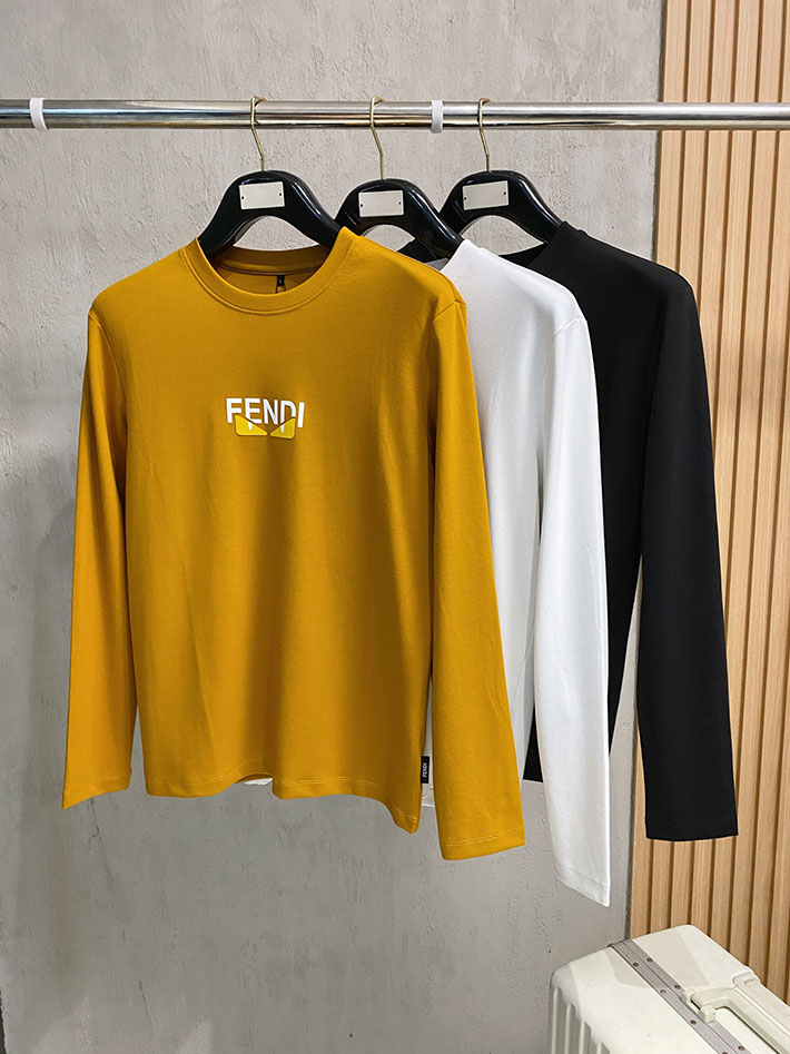 最高級フェンディスーパーコピー キッズ ロングTシャツ FENDI ROMA ロゴ クルーネック 長袖シャツ ブラック 2524821 フェンディ Tシャツ メンズ - 画像 (2)