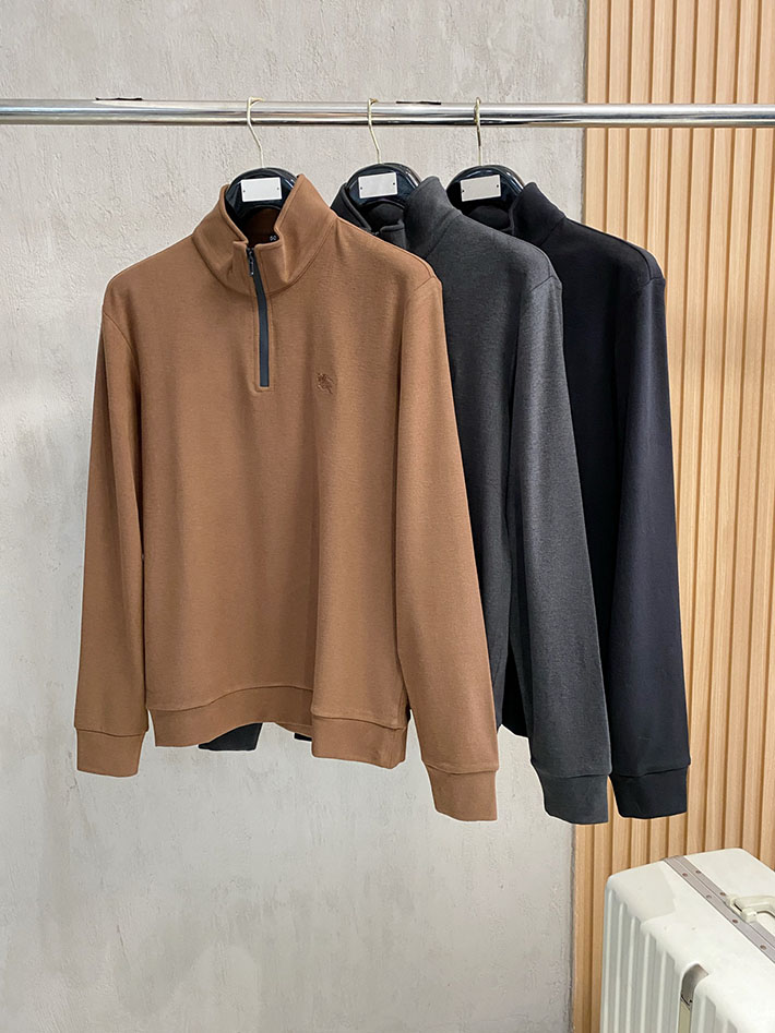 最高級バーバリースーパーコピー BURBERRY ロゴ コットンスウェット コットン メンズ アパレル グレー 2524828 バーバリー スウェット メンズ - 画像 (2)