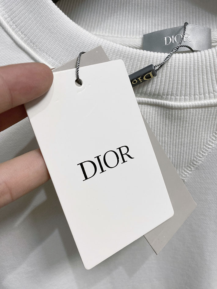 最高級ディオールスーパーコピー Dior CDアイコン クルーネック スウェット アパレル 長袖 トレーナー ホワイト 2524841 ディオール トレーナー レディース - 画像 (6)