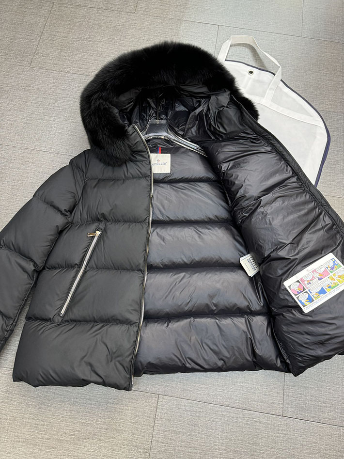 最高級モンクレールスーパーコピー ダウンジャケット LAICHEFUR ライチファー 1A00174 54AQE レディース ファー フード付き - 画像 (5)