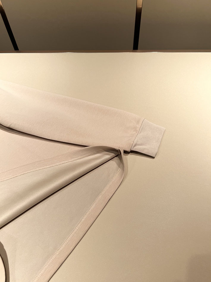 最高級ロロ・ピアーナスーパーコピー LoroPiana 長袖ポロシャツ ロングスリーブ トップス ベージュ 2524966 ロロピアーナ 長袖 ポロシャツ - 画像 (3)