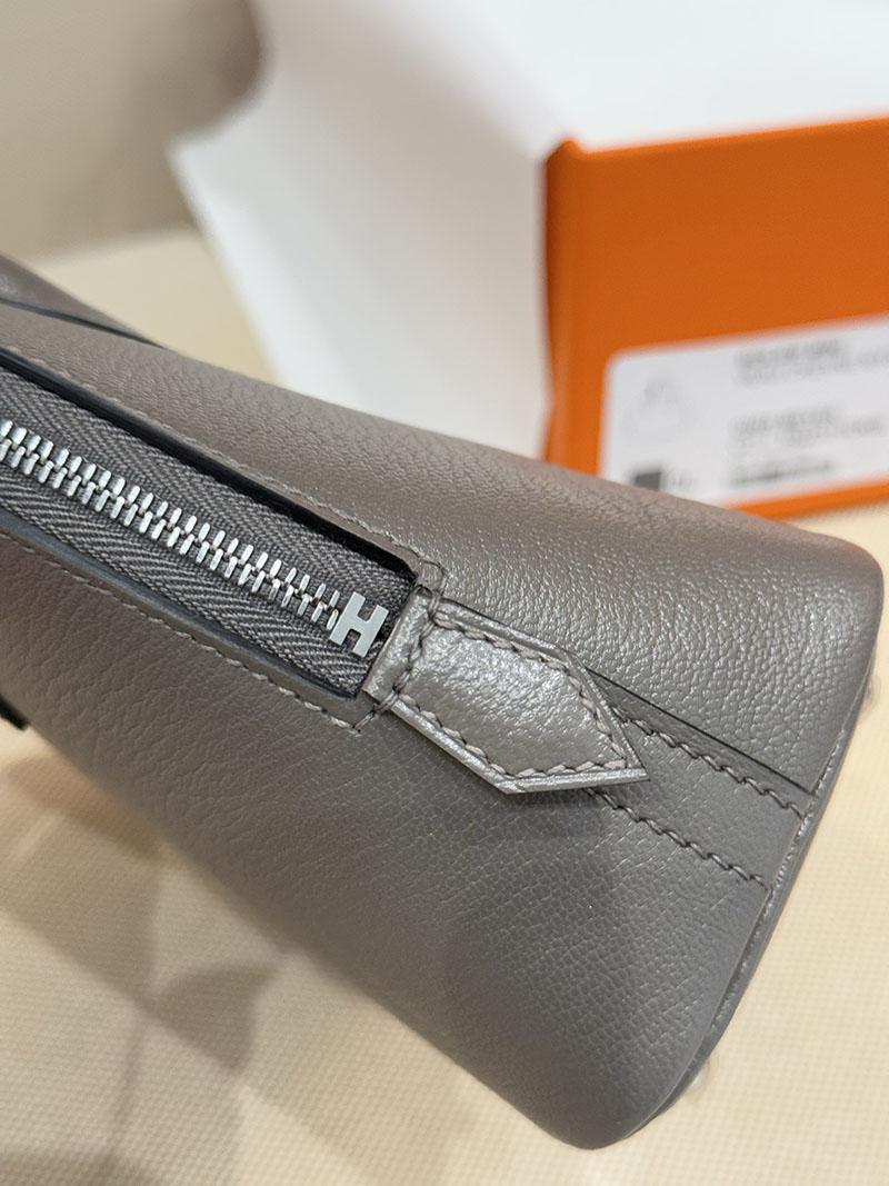 レディース エルメス バッグ HERMES ボリード1923 ミニ グリメイヤー シェブルミゾル シルバー金具 2526002 ボリード1923 ミニ 定価 - 画像 (9)