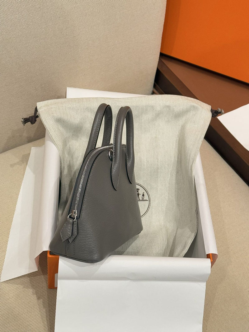 レディース エルメス バッグ HERMES ボリード1923 ミニ グリメイヤー シェブルミゾル シルバー金具 2526002 ボリード1923 ミニ 定価 - 画像 (2)