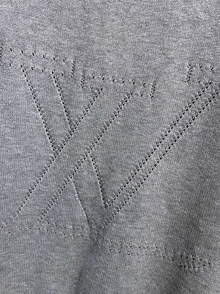 最高級ルイヴィトンスーパーコピー LV プルオーバー グレーメランジ ロゴ グレー 2525063 ヴィトン ニット メンズ - 画像 (7)