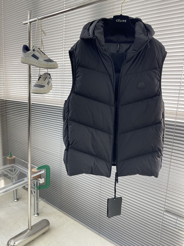 最高級モンクレールスーパーコピー Moncler ゲルサック ダイアゴナルキルティングジレ ブラック 2525082 モンクレール ダウン 値段 - 画像 (8)