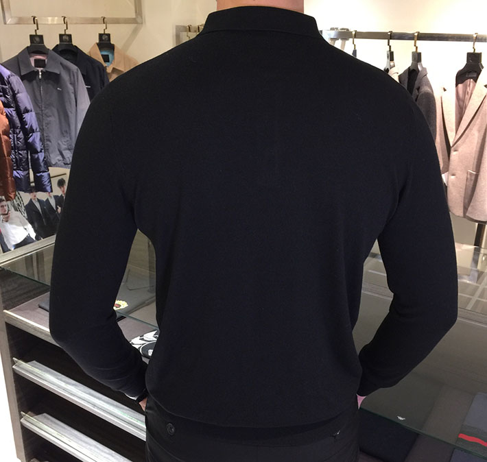 最高級ゼニアスーパーコピー ZEGNA メンズ ニット&セーター アウター Sweaters Grey ブラック 2525161 ポロシャツ 流行り 2025 メンズ - 画像 (8)