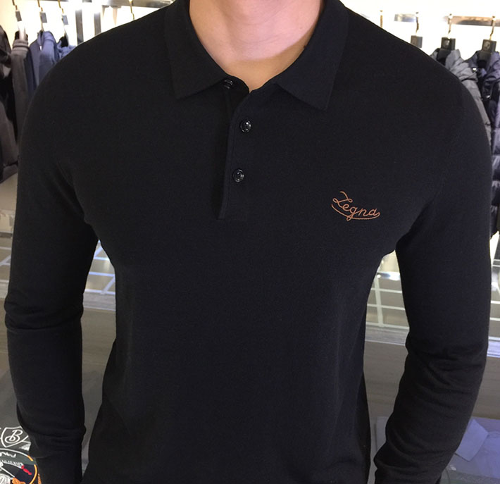 最高級ゼニアスーパーコピー ZEGNA メンズ ニット&セーター アウター Sweaters Grey ブラック 2525161 ポロシャツ 流行り 2025 メンズ - 画像 (7)