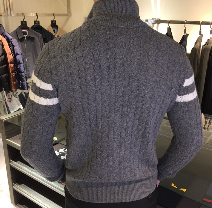 最高級モンクレールスーパーコピー Moncler ニットダウンジャケット メンズ ブランド 高級 グレー 2525172 ジャケット 流行り メンズ - 画像 (8)