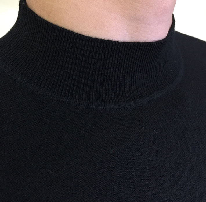 最高級プラダスーパーコピー PRADA バージンウール カシミヤ クルーネック ニット セーター ブラック 2525177 セーター メンズ おしゃれ - 画像 (4)