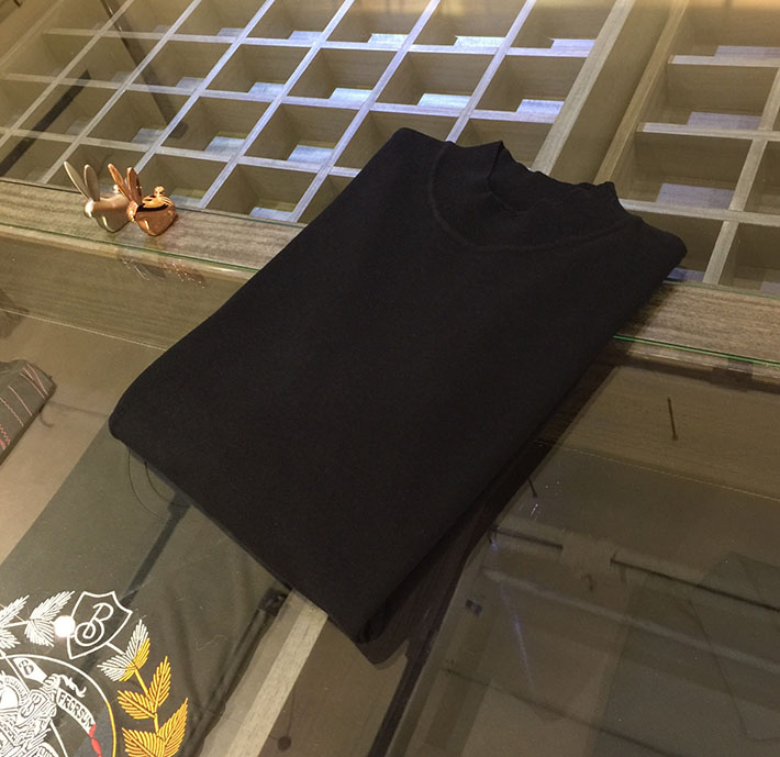 最高級ロロ・ピアーナスーパーコピー LoroPiana カシミヤハイゲージモックネックニット ブラック 2525180 セーター メンズ 人気 - 画像 (5)