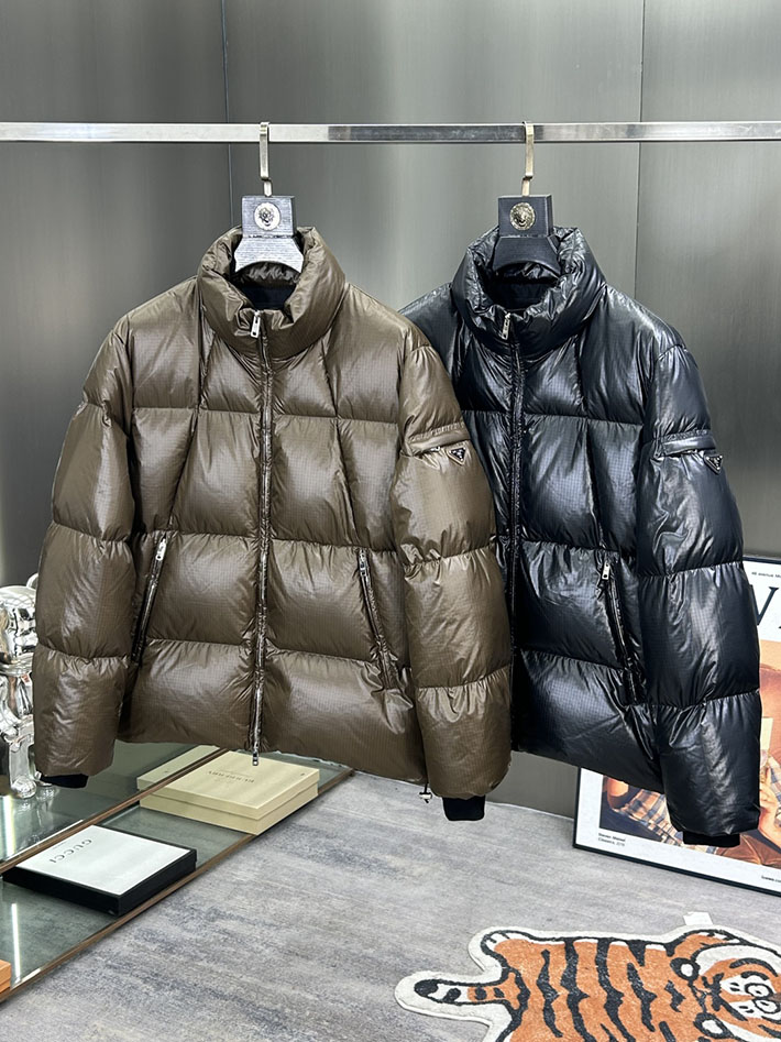 最高級プラダスーパーコピー PRADA 2025新作 Re-Nylon パファージャケット ブラウン 2525218 今年 流行るダウン メンズ - 画像 (16)