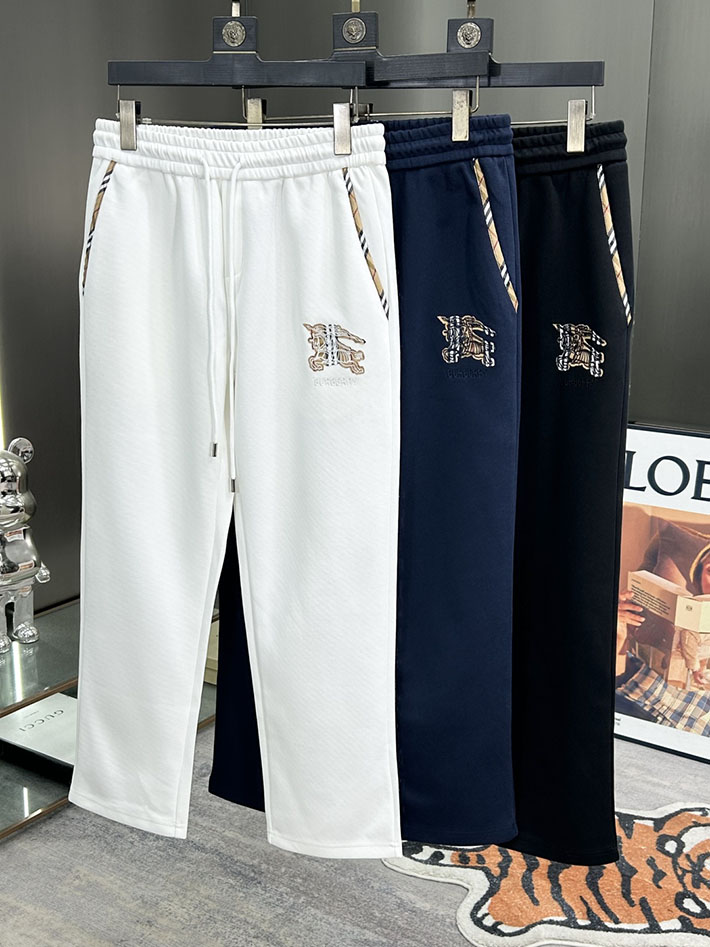 最高級バーバリースーパーコピー BURBERRY ロングパンツ メンズ ボトムス スウェット ロゴプリント ブルー 2525241 バーバリー パンツ メンズ - 画像 (12)