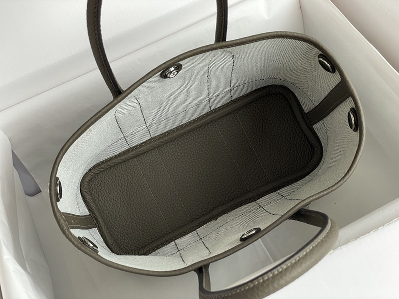 エルメス トートバッグ 革 HERMES ネオ・ガーデン 23 グリメイヤー ネゴンダ/トワルアッシュ シルバー金具 2526245 ネオガーデンパーティ 定価 - 画像 (4)