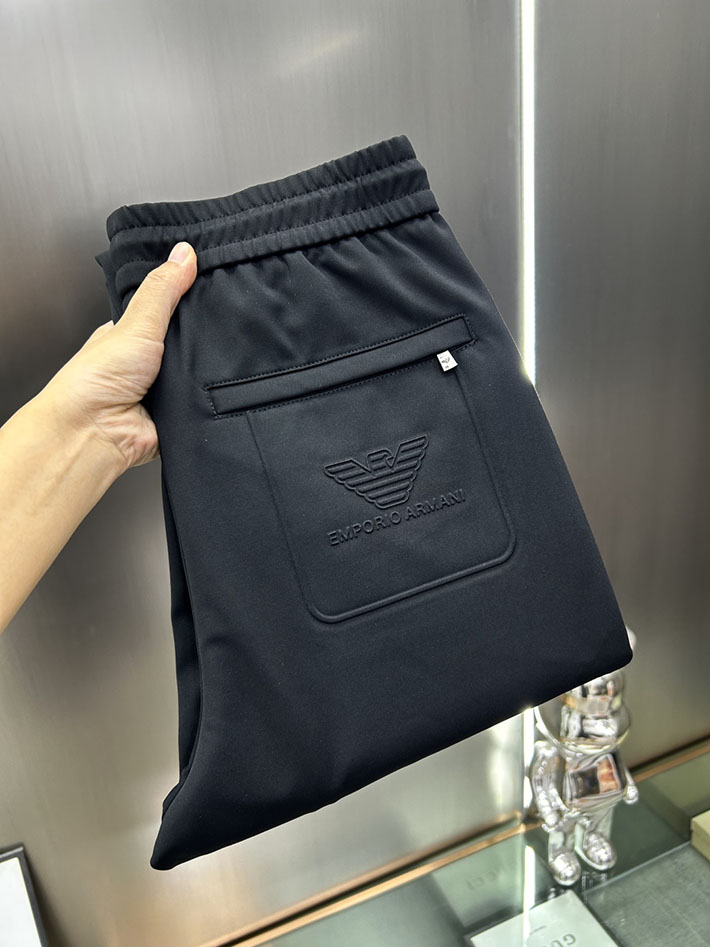 最高級ロエベスーパーコピー LOEWE 100% 綿 春秋 ズボン スウェットパンツ ブラック 2525252 ロエベ パンツ メンズ - 画像 (2)