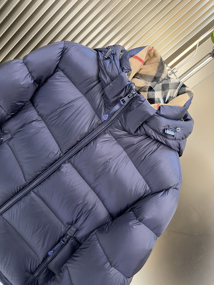 最高級バーバリースーパーコピー BURBERRY カシミア アンブルサイド ダウンジャケット ブルー 2525398 バーバリー ジャケット コーデ - 画像 (6)