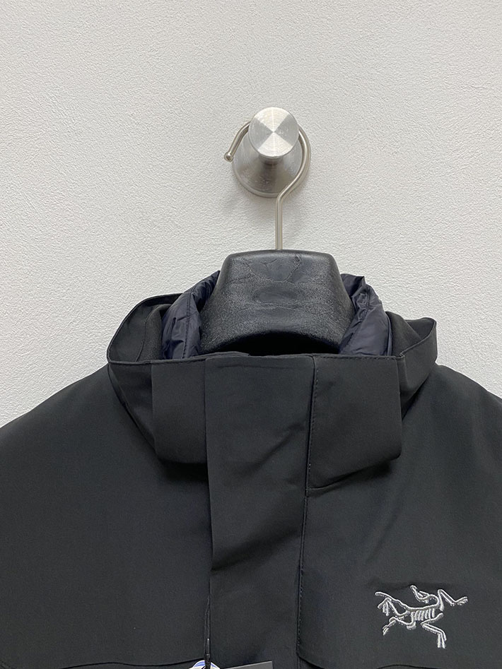 アークテリクス マウンテンパーカー ARC’TERYX アトム フーディ ナイロンジャケット ブラック 2525676 アークテリクス ジャケット レディース - 画像 (9)